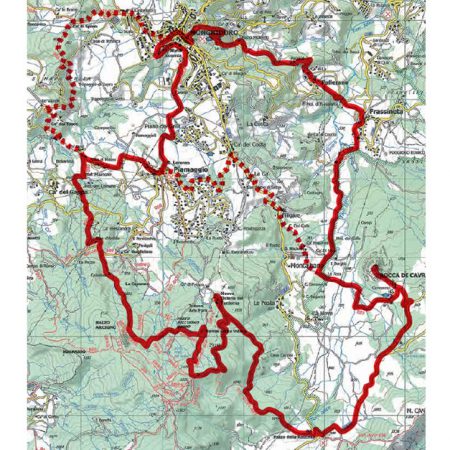 Mappa Itinerario Monghidoro